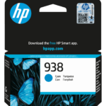 HP 938 CYAN - CARTOUCHE D'ENCRE HP D'ORIGINE (4S6X5PE)