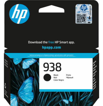 HP 938 NOIR - CARTOUCHE D'ENCRE HP D'ORIGINE (4S6X8PE)
