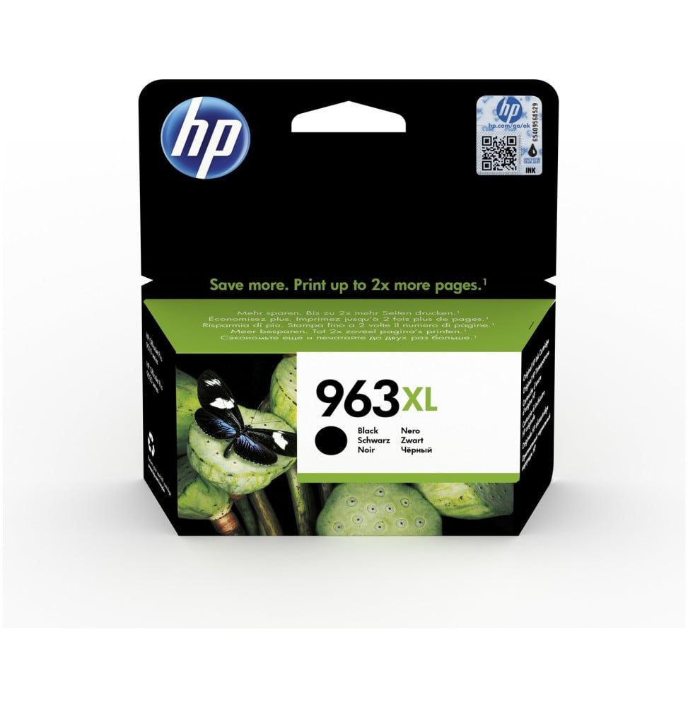 HP 963XL NOIR - CARTOUCHE D'ENCRE GRANDE CAPACITÉ HP D'ORIGINE (3JA30AE)