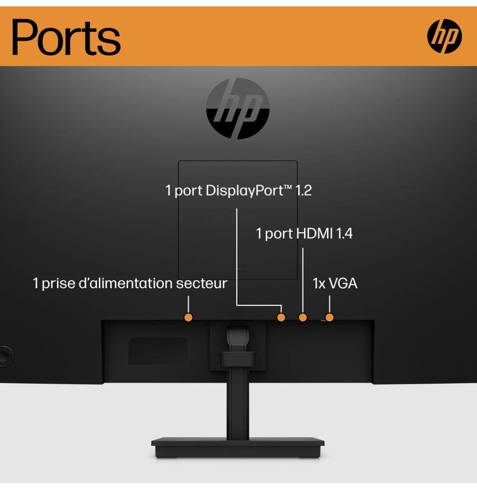 HP ÉCRAN FHD V27I G5 ÉCRAN FHD HP V27I G5 (65P64AA)