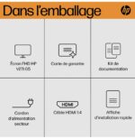 HP ÉCRAN FHD V27I G5 ÉCRAN FHD HP V27I G5 (65P64AA) – Image 7