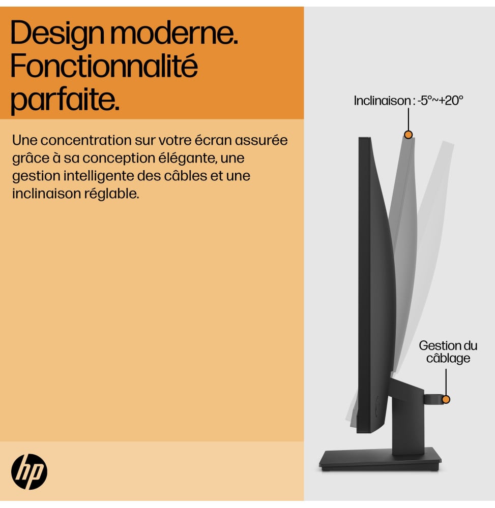 HP ÉCRAN FHD V27I G5 ÉCRAN FHD HP V27I G5 (65P64AA)