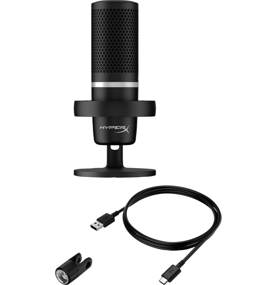 MICROPHONE USB – ÉCLAIRAGE RGB HYPERX DUOCAST (4P5E2AA)
