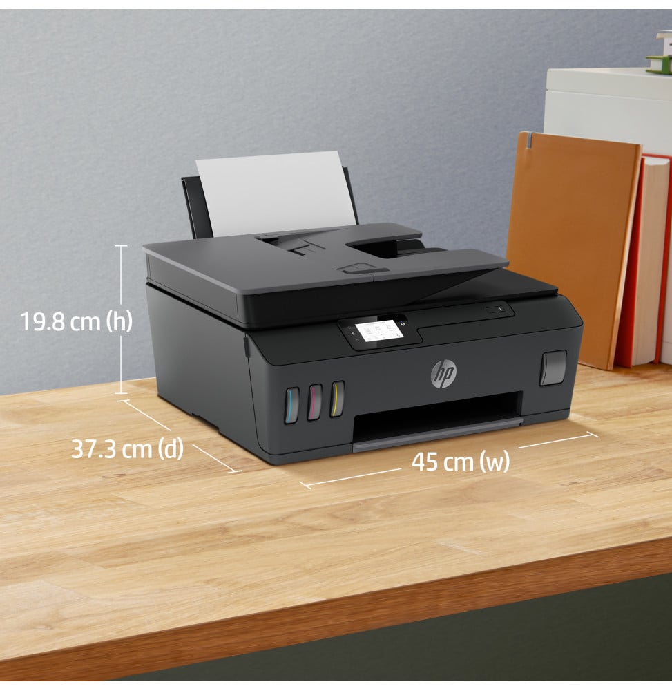 HP SMART TANK 530 IMPRIMANTE MULTIFONCTION À RÉSERVOIRS RECHARGEABLES (4SB24A)