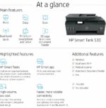 HP SMART TANK 530 IMPRIMANTE MULTIFONCTION À RÉSERVOIRS RECHARGEABLES (4SB24A) – Image 9