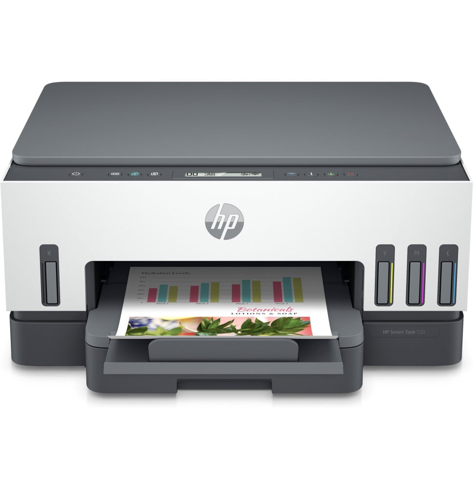 HP SMART TANK 720 IMPRIMANTE MULTIFONCTION À RÉSERVOIRS RECHARGEABLES (6UU46A)