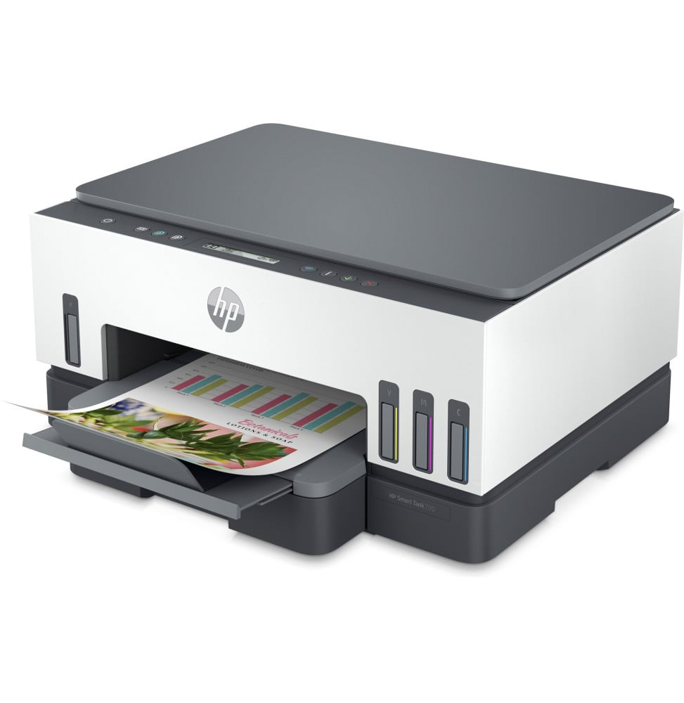 HP SMART TANK 720 IMPRIMANTE MULTIFONCTION À RÉSERVOIRS RECHARGEABLES (6UU46A)