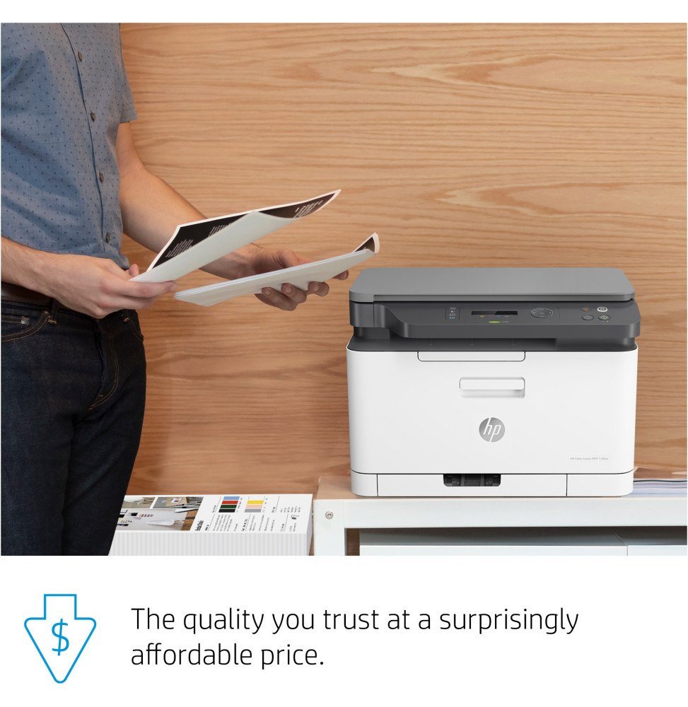 IMPRIMANTE MULTIFONCTION LASER COULEUR HP 178NW (4ZB96A)