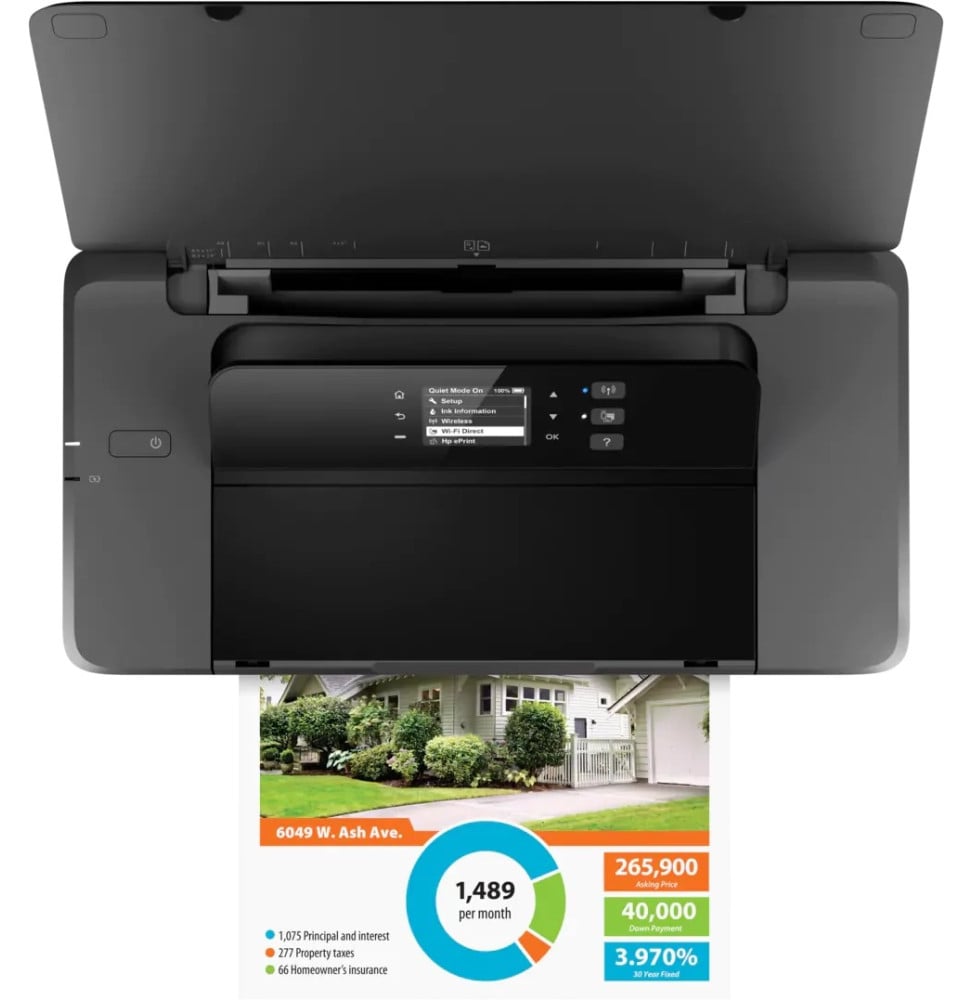 IMPRIMANTE JET D'ENCRE PORTABLE HP OFFICEJET 202 (AVEC UNE BATTERIE INTÉGRÉE) (N4K99C)