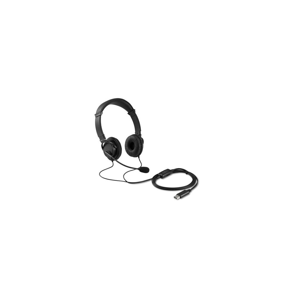 KENSINGTON MICRO-CASQUE CLASSIC USB-A AVEC RÉGLAGE DU MICRO ET DU VOLUME (K33065WW)