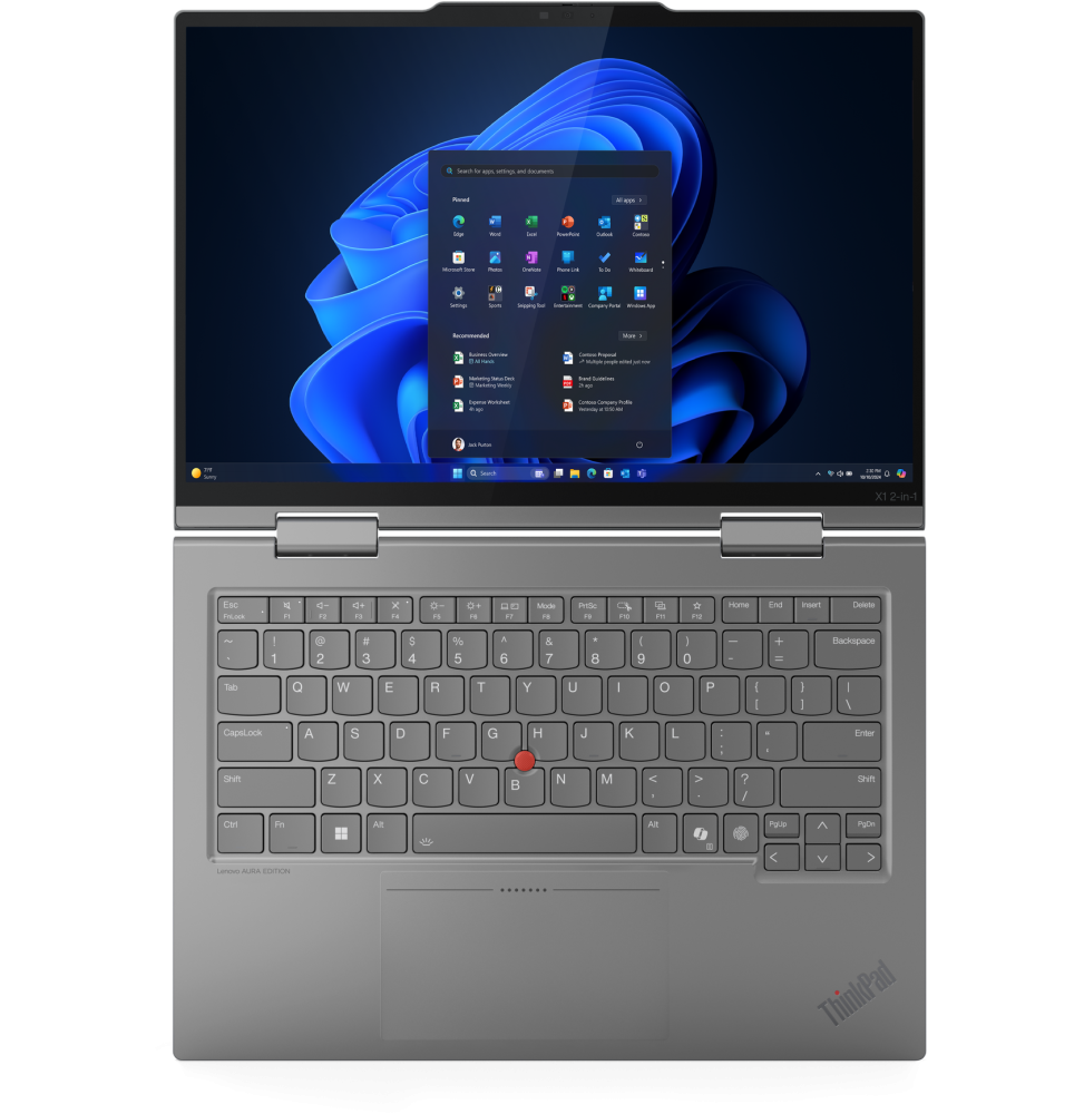 ORDINATEUR PORTABLE CONVERTIBLE LENOVO THINKPAD X1 2-IN-1 GEN 10 AURA EDITION (21NU0077FE)