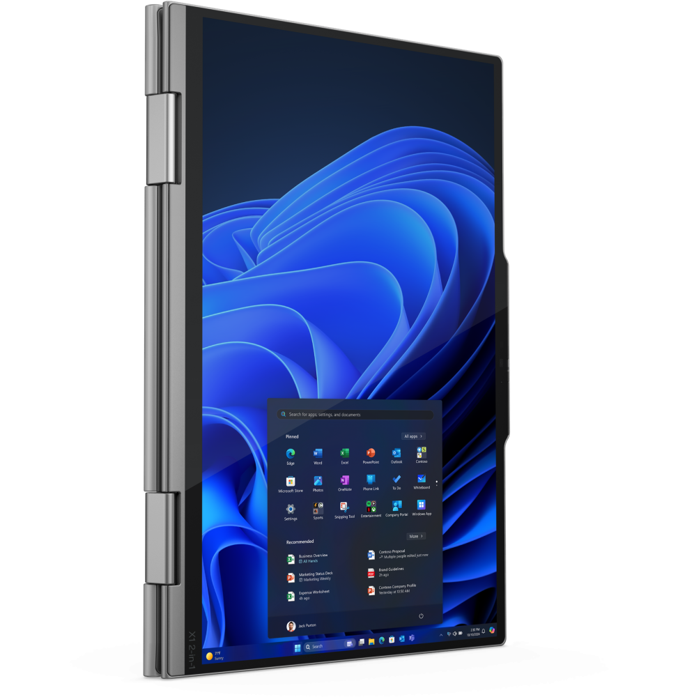 ORDINATEUR PORTABLE CONVERTIBLE LENOVO THINKPAD X1 2-IN-1 GEN 10 AURA EDITION (21NU0077FE)