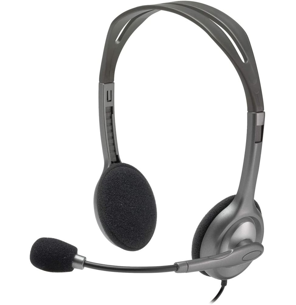 CASQUE STÉRÉO LOGITECH H110 - JACK 3,5 MM (981-000271)