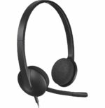 CASQUE LOGITECH H340 POUR PC AVEC MICROPHONE ANTI-PARASITE - USB (981-000475)
