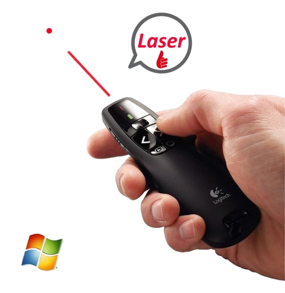 LOGITECH WIRELESS PRESENTER R400 - TÉLÉCOMMANDE DE PRÉSENTATION