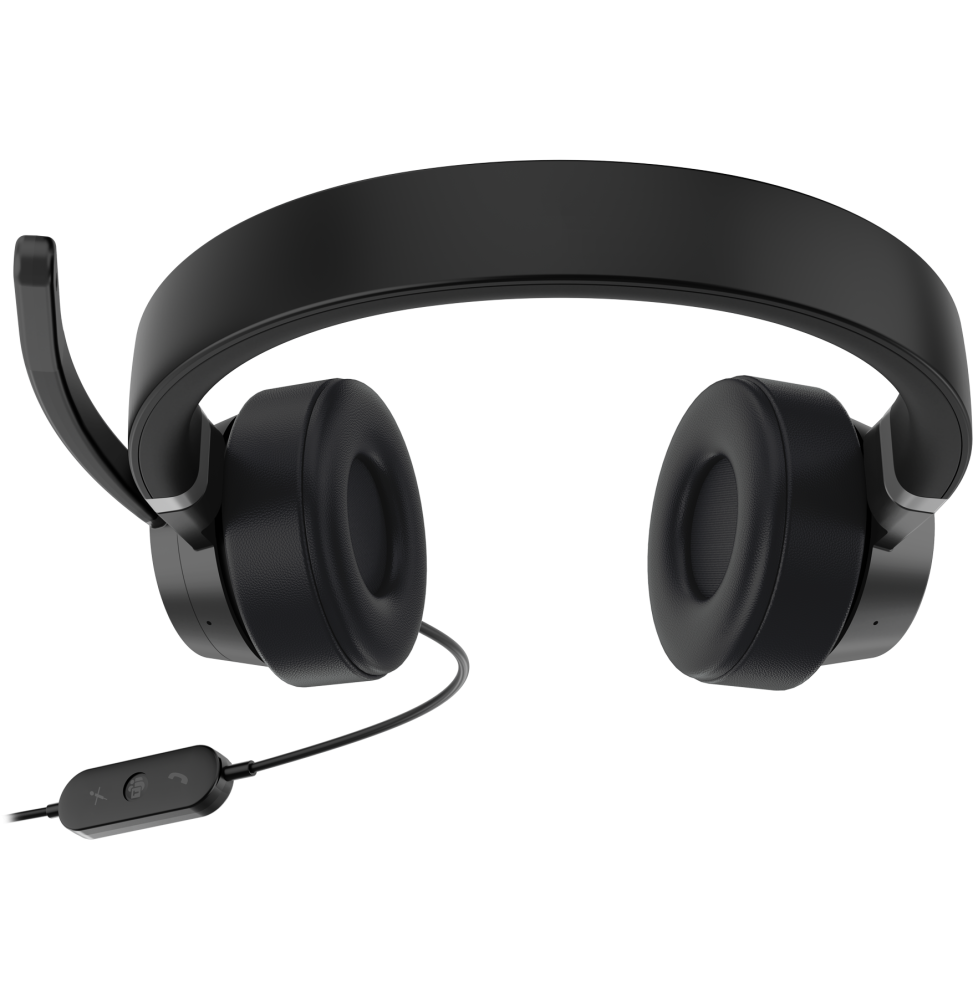 MICRO-CASQUE FILAIRE LENOVO GO ANC (MS TEAMS) - USB (4XD1C99223)