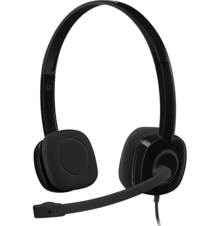 MICRO-CASQUE FILAIRE LOGITECH H151 STEREO - JACK 3.5 MM (981-000589)