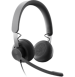 MICRO-CASQUE FILAIRE LOGITECH ZONE WIRED TEAMS - USB-C & USB-A (981-000870)