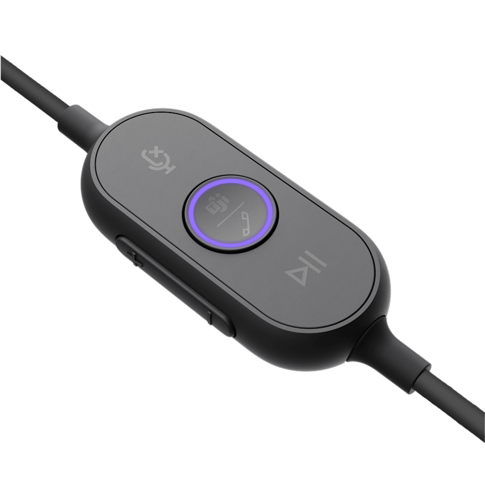 MICRO-CASQUE FILAIRE LOGITECH ZONE WIRED TEAMS - USB-C & USB-A (981-000870)