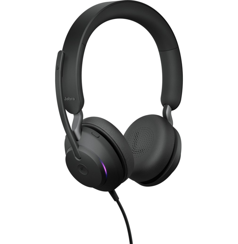 MICRO-CASQUE JABRA EVOLVE2 40 SE VERSION STEREO MS USB-C/A (24189-999-799)