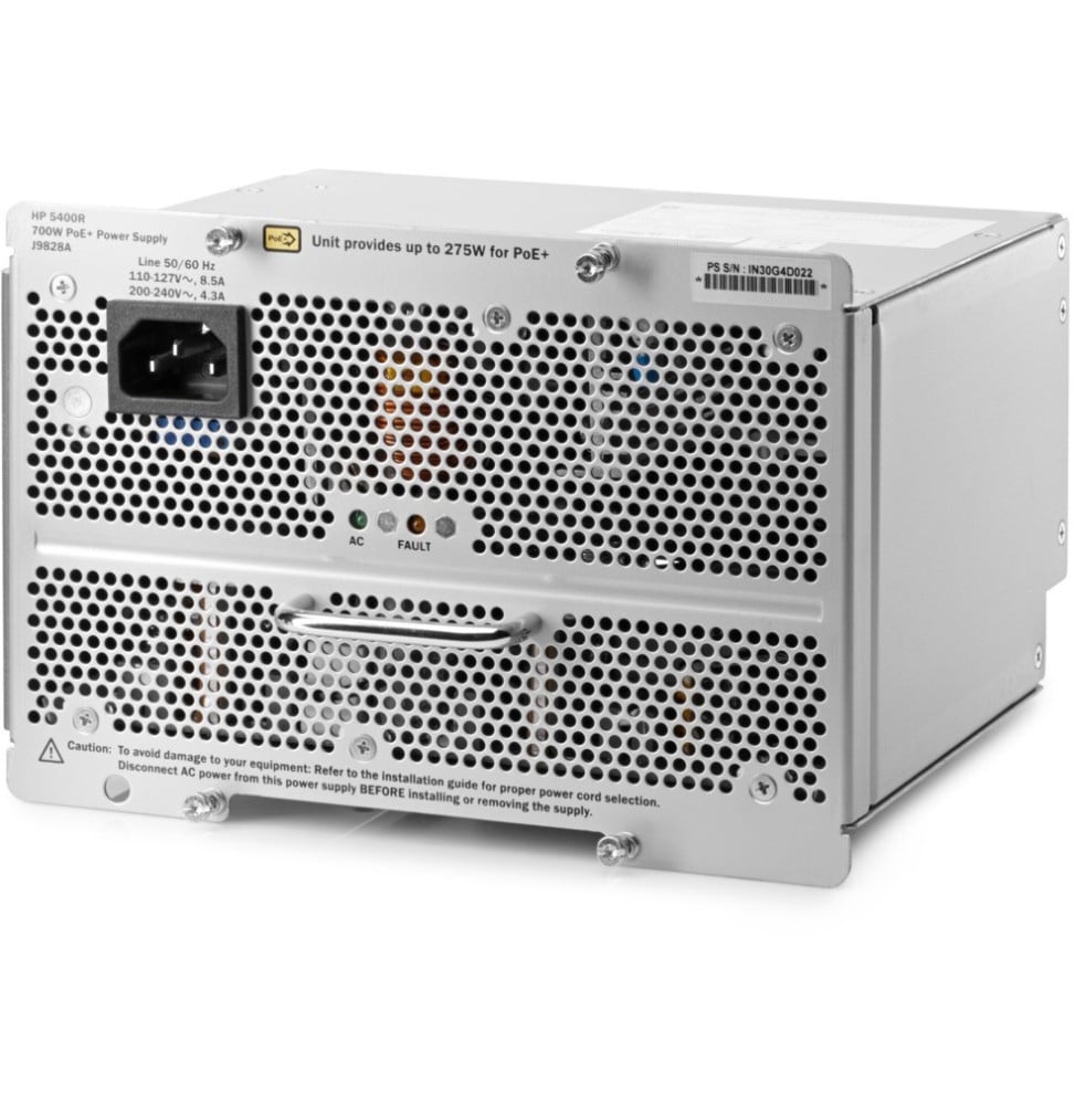 MODULE D'ALIMENTATION STANDARD POE+ ARUBA POUR GAMME DE COMMUTATEURS 5400R ZL2 - 700W (J9828A)
