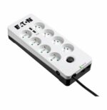 MULTIPRISE PARASURTENSEUR EATON BOÎTIER DE PROTECTION PB8TUF 8 PRISES AVEC 2 PORTES DE TÉLÉPHONE – Image 2