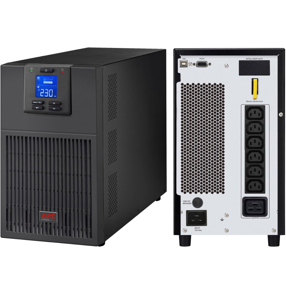 ONDULEUR ON-LINE APC EASY UPS SRV SRV3KI - 2400 W / 3000 VA - 6 PRISES C13 + 1 PRISE C19