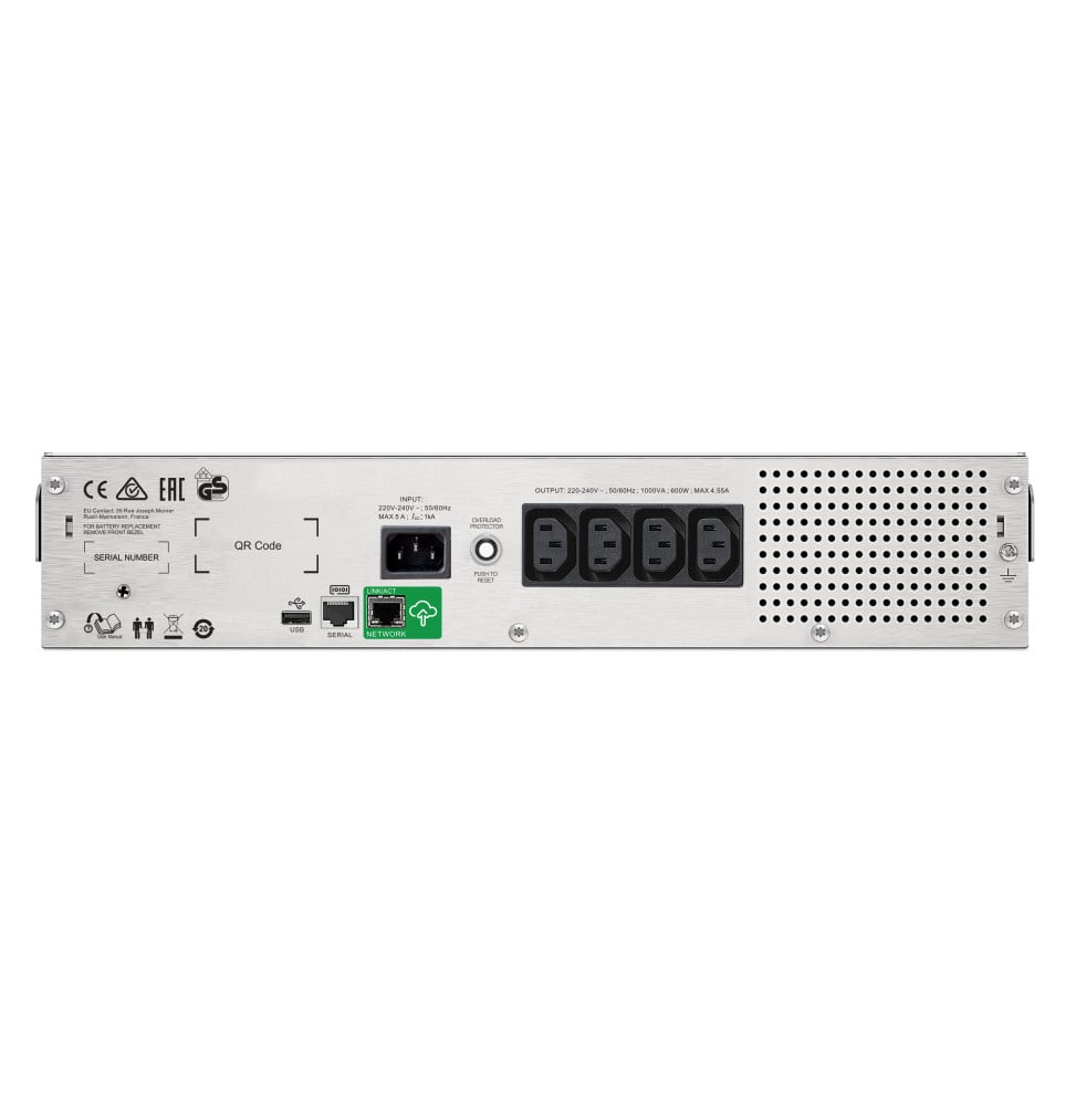 ONDULEUR LINE-INTERACTIVE APC SMART-UPS SMC SMC1500I-2UC - 900 W / 1500 VA - 4 PRISES C13
