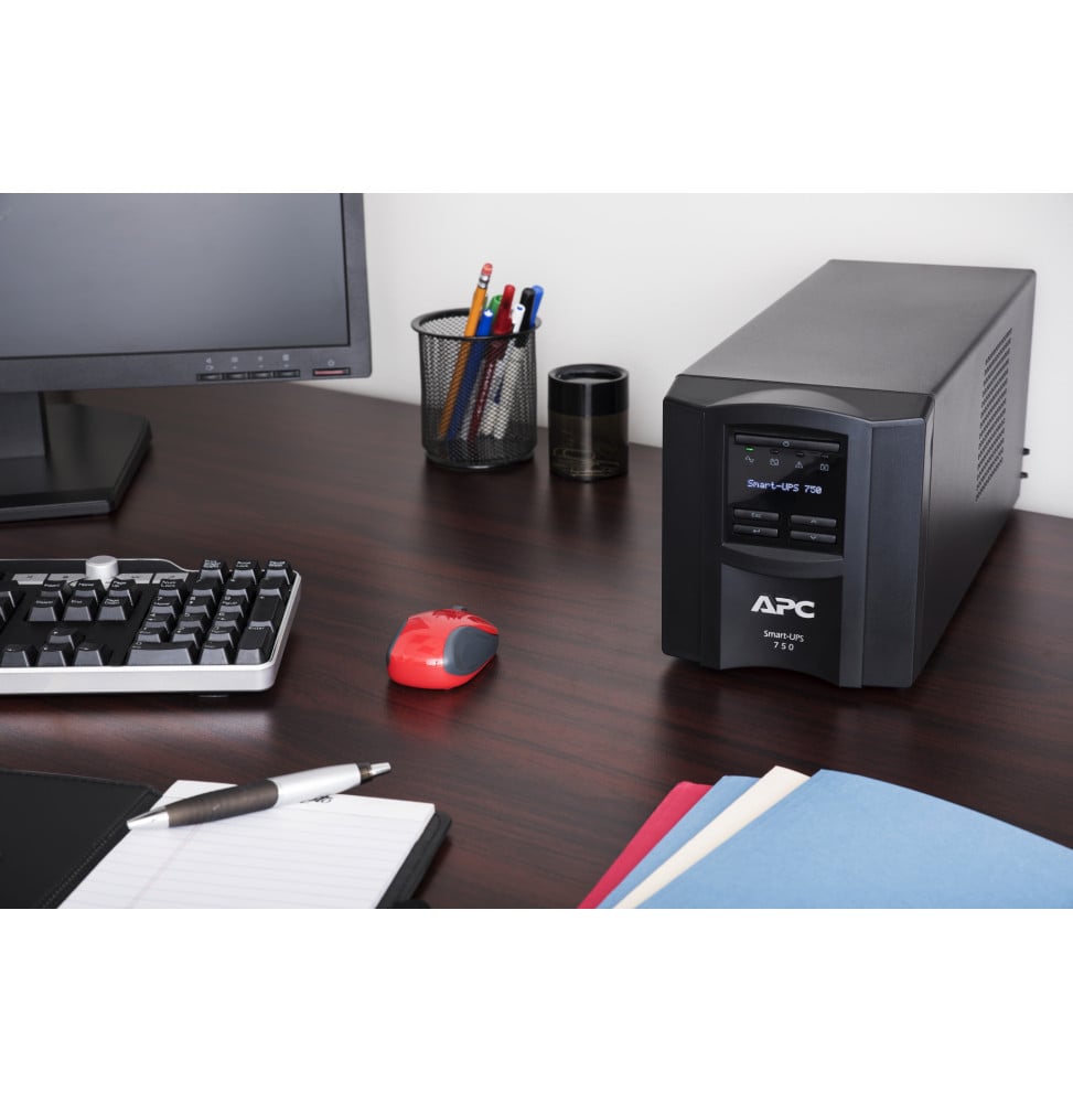 ONDULEUR LINE-INTERACTIVE APC SMART-UPS SMT SMT750IC - 500 W / 750 VA - 6 PRISES C13