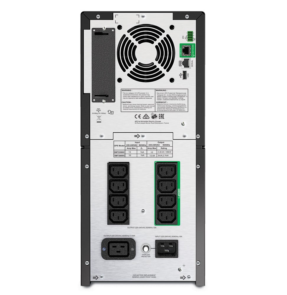 ONDULEUR LINE-INTERACTIVE APC SMART-UPS SMT2200IC - 1980 W / 2200VA - 8 PRISES C13