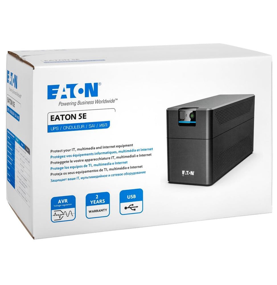 ONDULEUR LINE-INTERACTIVE EATON 5E GEN2 5E1200UI USB - 660 W / 1200 VA - 6 PRISES C13