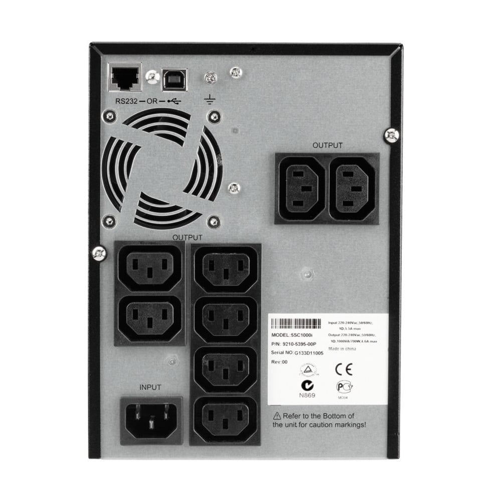 ONDULEUR LINE-INTERACTIVE EATON 5SC 1000I - 700 W / 1000 VA - 8 PRISES C13 (5SC1000I)