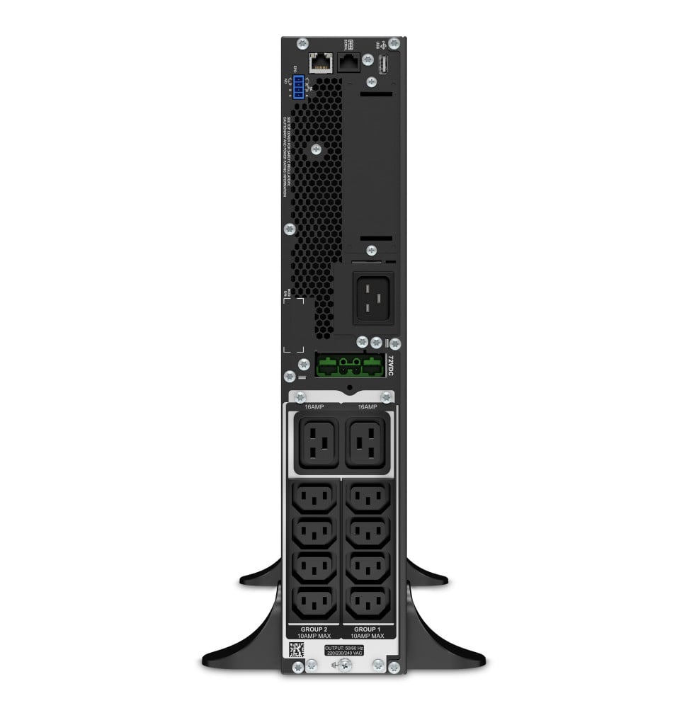 ONDULEUR ON-LINE APC SMART-UPS SRT SRT2200XLI - 1980 W / 2200 VA - 8 PRISES C13 + 2 PRISES C19