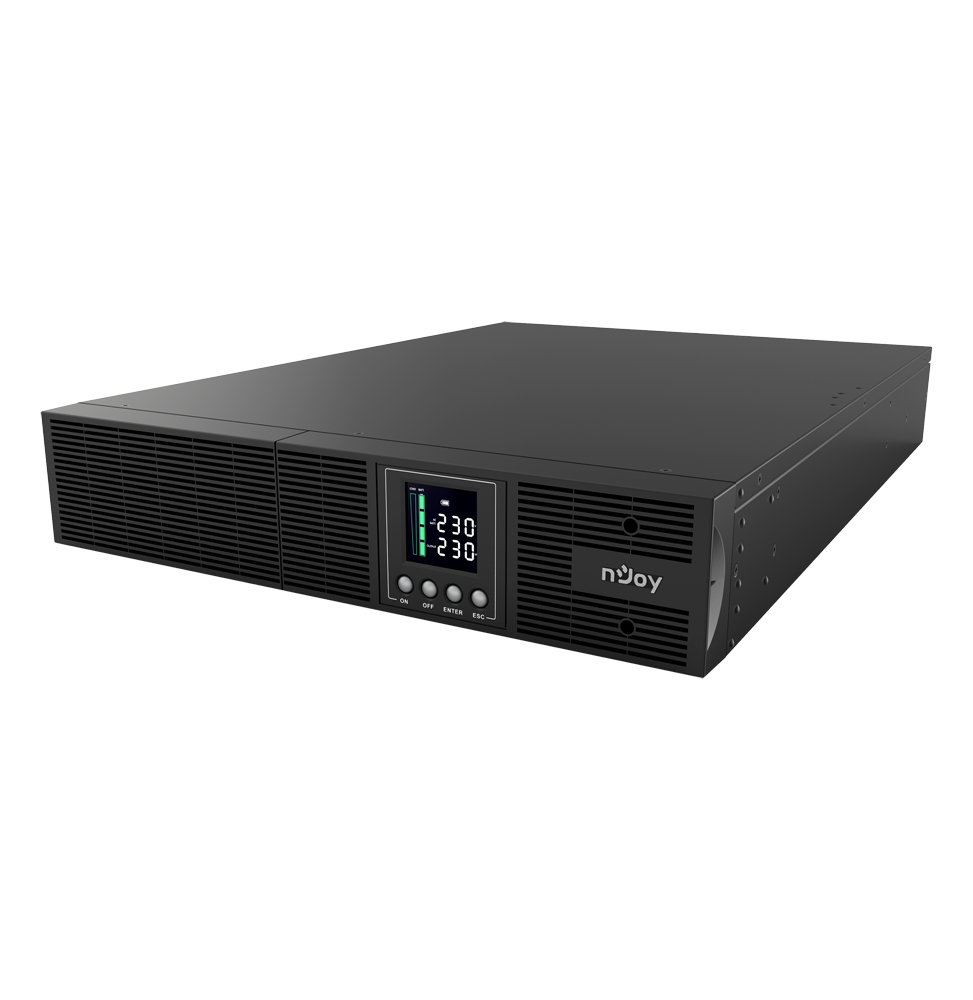 ONDULEUR ON-LINE NJOY ASTER 3K - 2700 W / 3000 VA - 8 PRISES C13 + 1 PRISE C19 (UPCMCOP930HASCG)