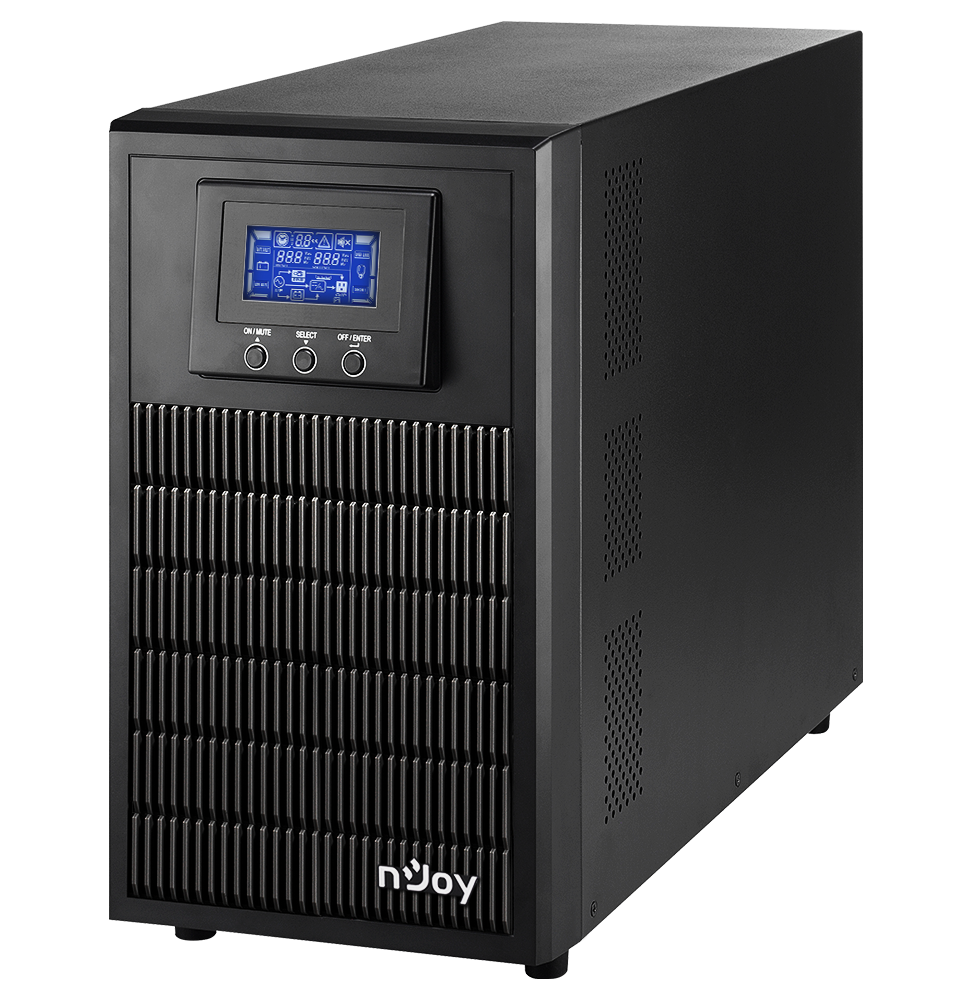 ONDULEUR ON-LINE NJOY ATEN PRO 3000 - 2700 W / 3000VA - 4 PRISES FR (PWUP-OL300AP-AZ)