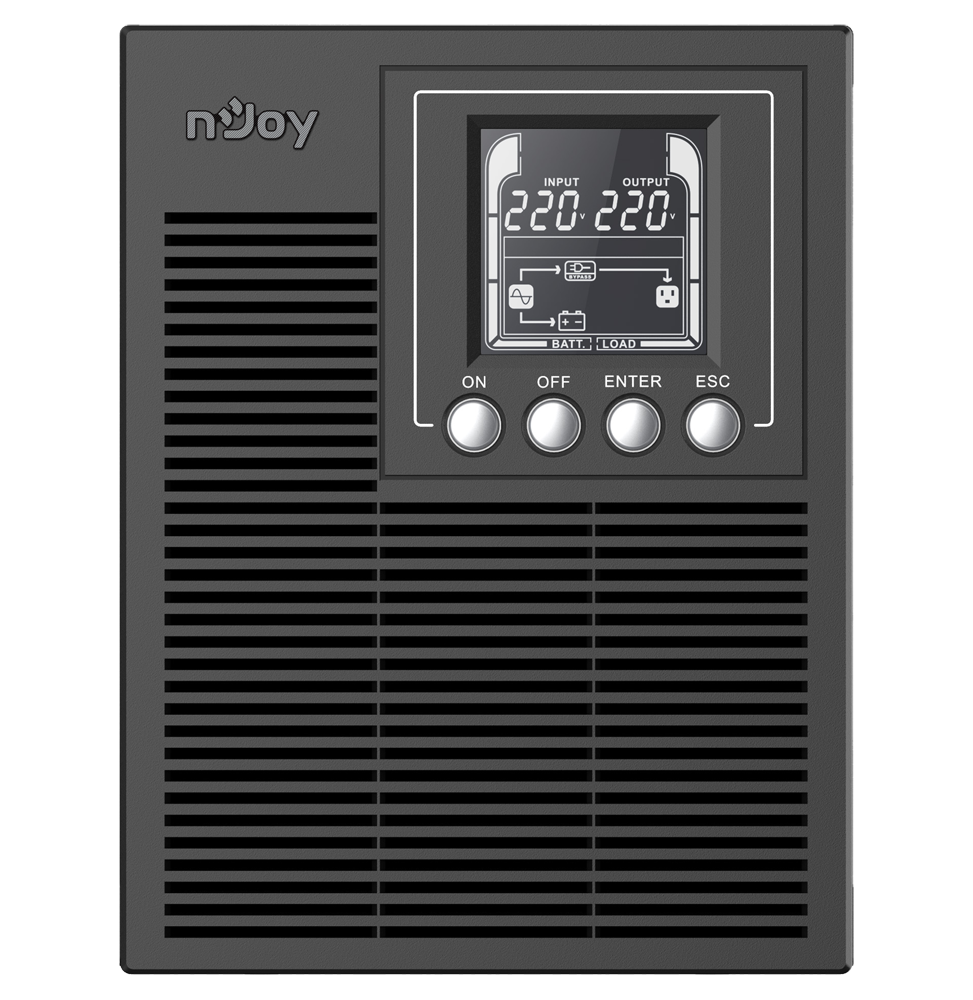 ONDULEUR ON-LINE NJOY ECHO PRO 1000 - 800 W / 1000 VA - 3 PRISES FR (UPOL-OL100EP-CG)
