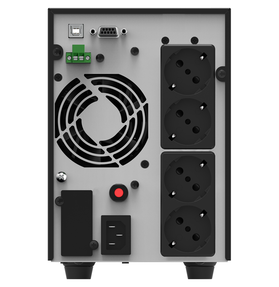 ONDULEUR ON-LINE NJOY ECHO PRO 2000 - 1600 W / 2000 VA - 4 PRISES FR (UPOL-OL200EP-CG)
