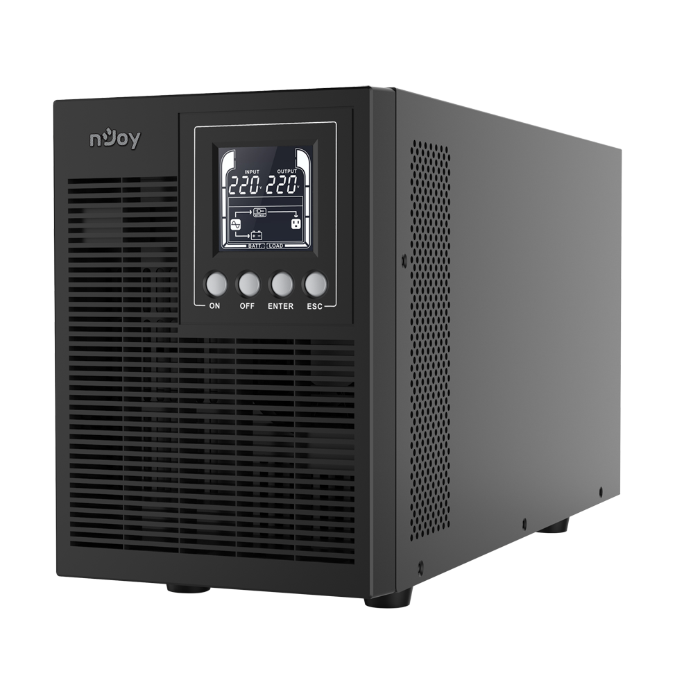 ONDULEUR ON-LINE NJOY ECHO PRO 2000 - 1600 W / 2000 VA - 4 PRISES FR (UPOL-OL200EP-CG)