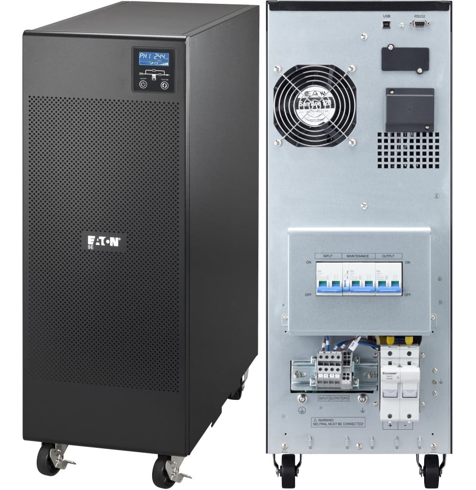 ONDULEUR ON-LINE EATON 9E 9E6KI - 4800 W / 6 KVA - BORNIER