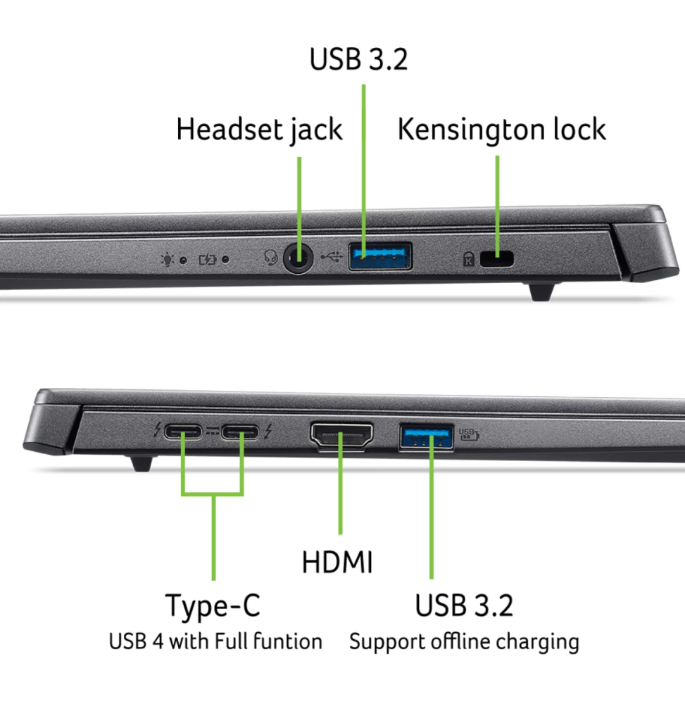 ORDINATEUR PORTABLE ACER ASPIRE 14 AI (NX.JFVEF.00Q)