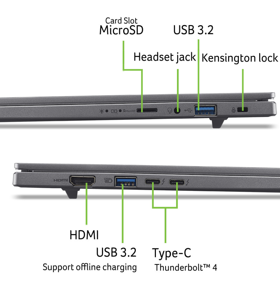 ORDINATEUR PORTABLE ACER ASPIRE 16 AI (NX.JP1EF.008)