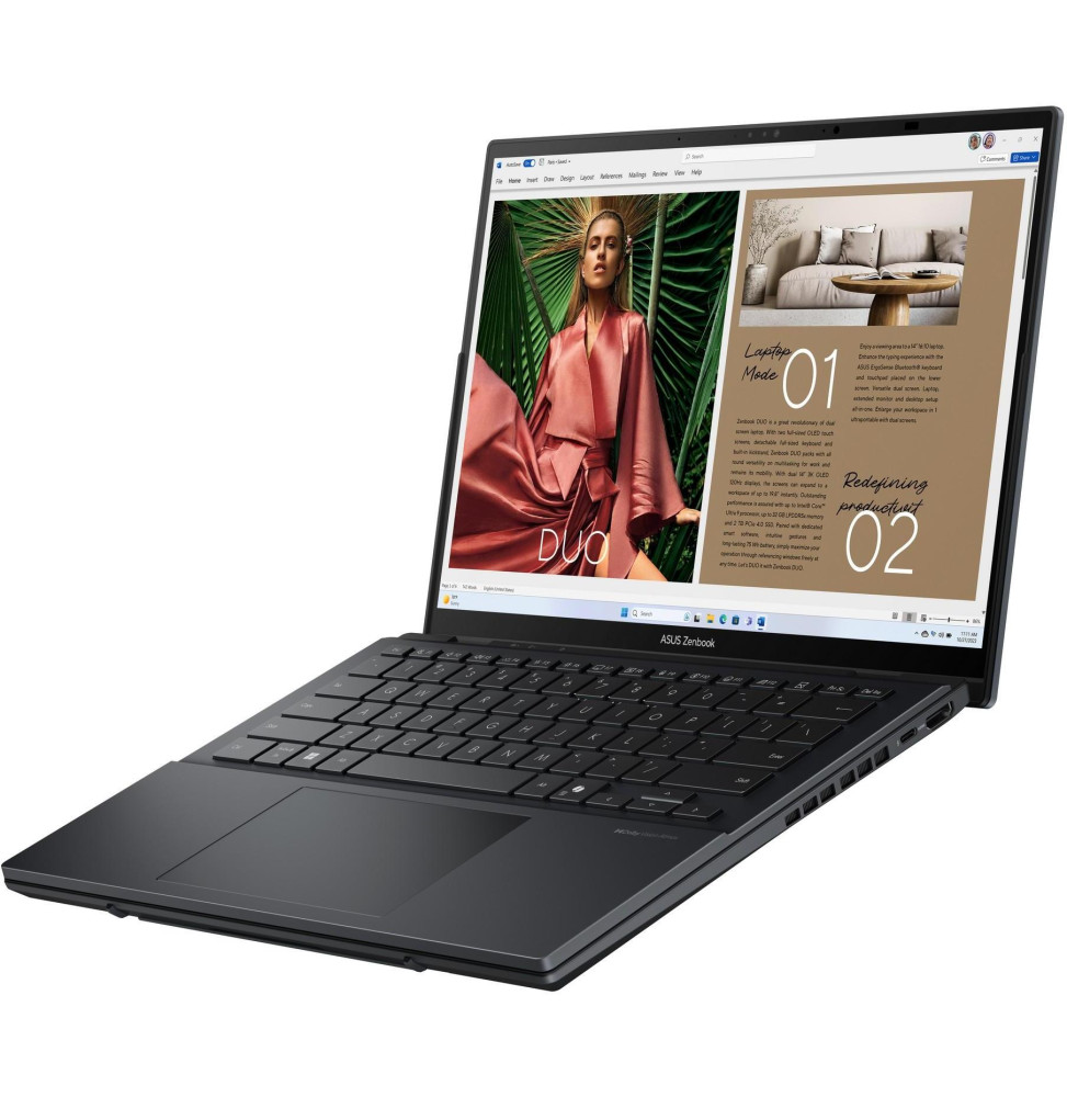 ORDINATEUR PORTABLE ASUS ZENBOOK DUO (UX8406CA-PZ005W)