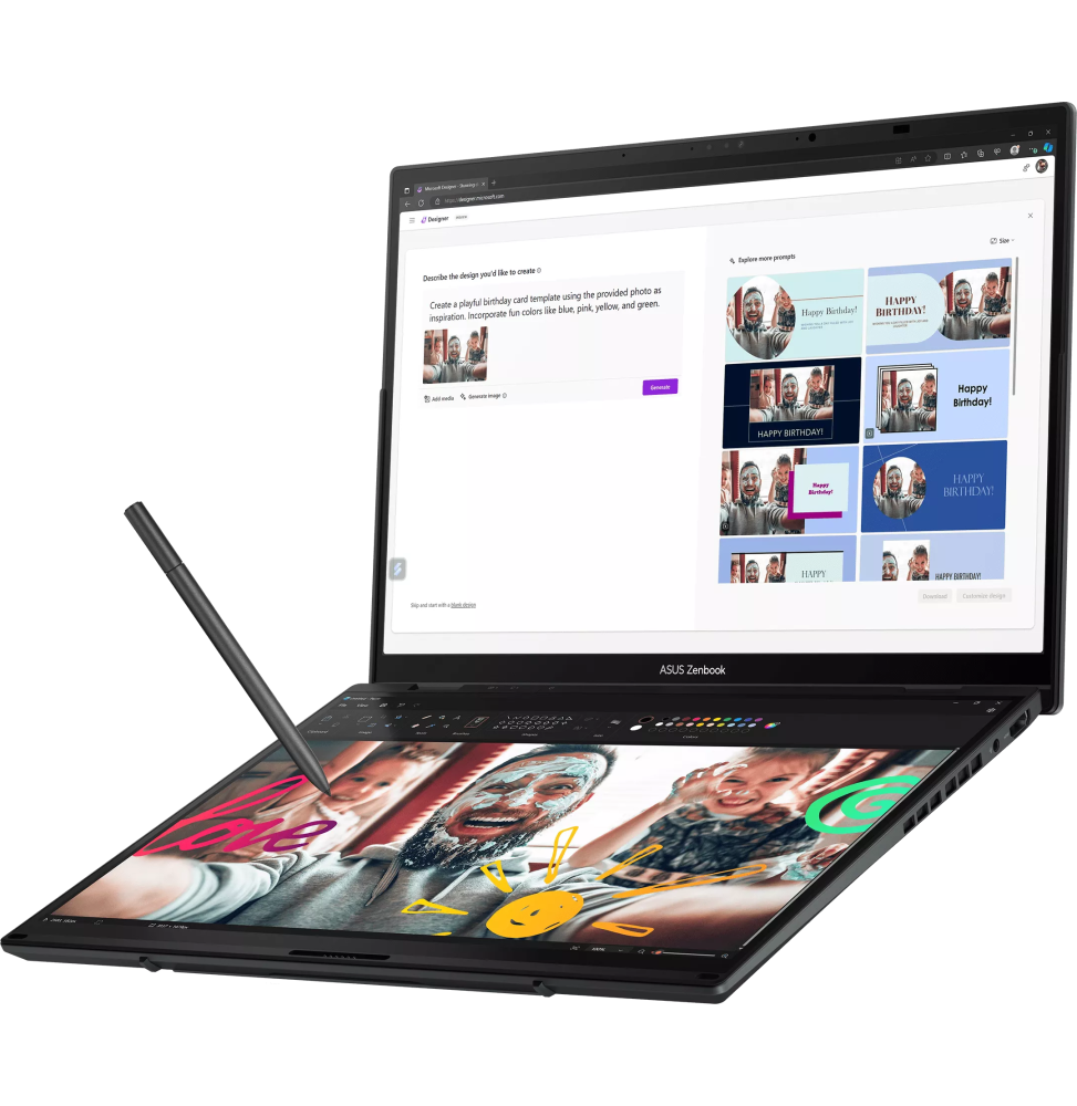 ORDINATEUR PORTABLE ASUS ZENBOOK DUO (UX8406CA-QL227W)