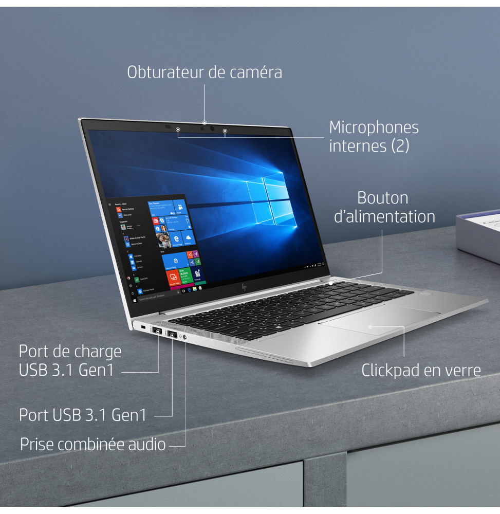 ORDINATEUR PORTABLE HP ELITEBOOK 830 G7 (1J5T8EA)