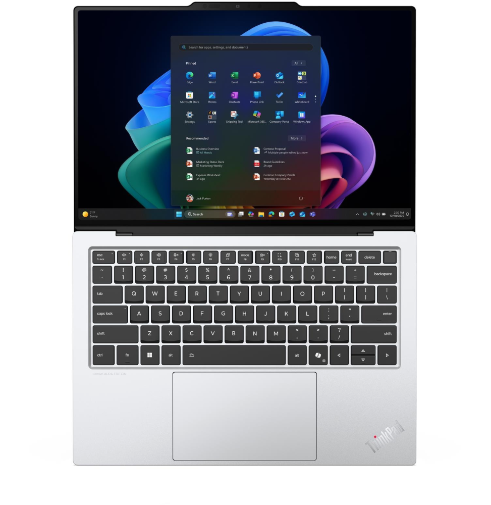 ORDINATEUR PORTABLE LENOVO THINKPAD X9-14 GEN 1 AURA EDITION (21QA007UFE)
