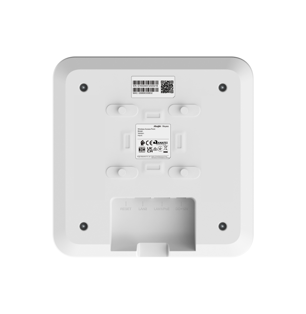 POINT D'ACCÈS WIFI 5 MU-MIMO REYEE RG-RAP2200(E) INTÉRIEUR