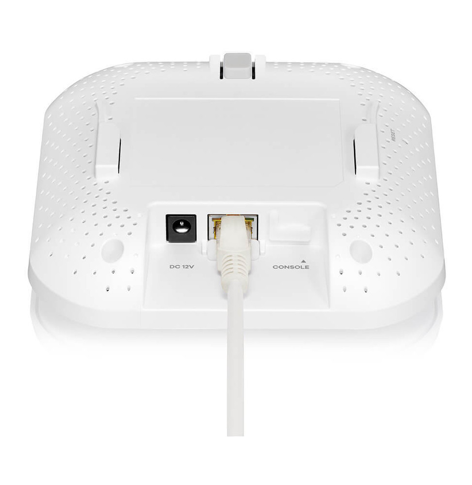 POINT D’ACCÈS WIFI 6 ZYXEL NWA50AXPRO DOUBLE-RADIO AVEC 4 FLUX (AX3000) ET NEBULAFLEX (NWA50AXPRO-EU0102F)