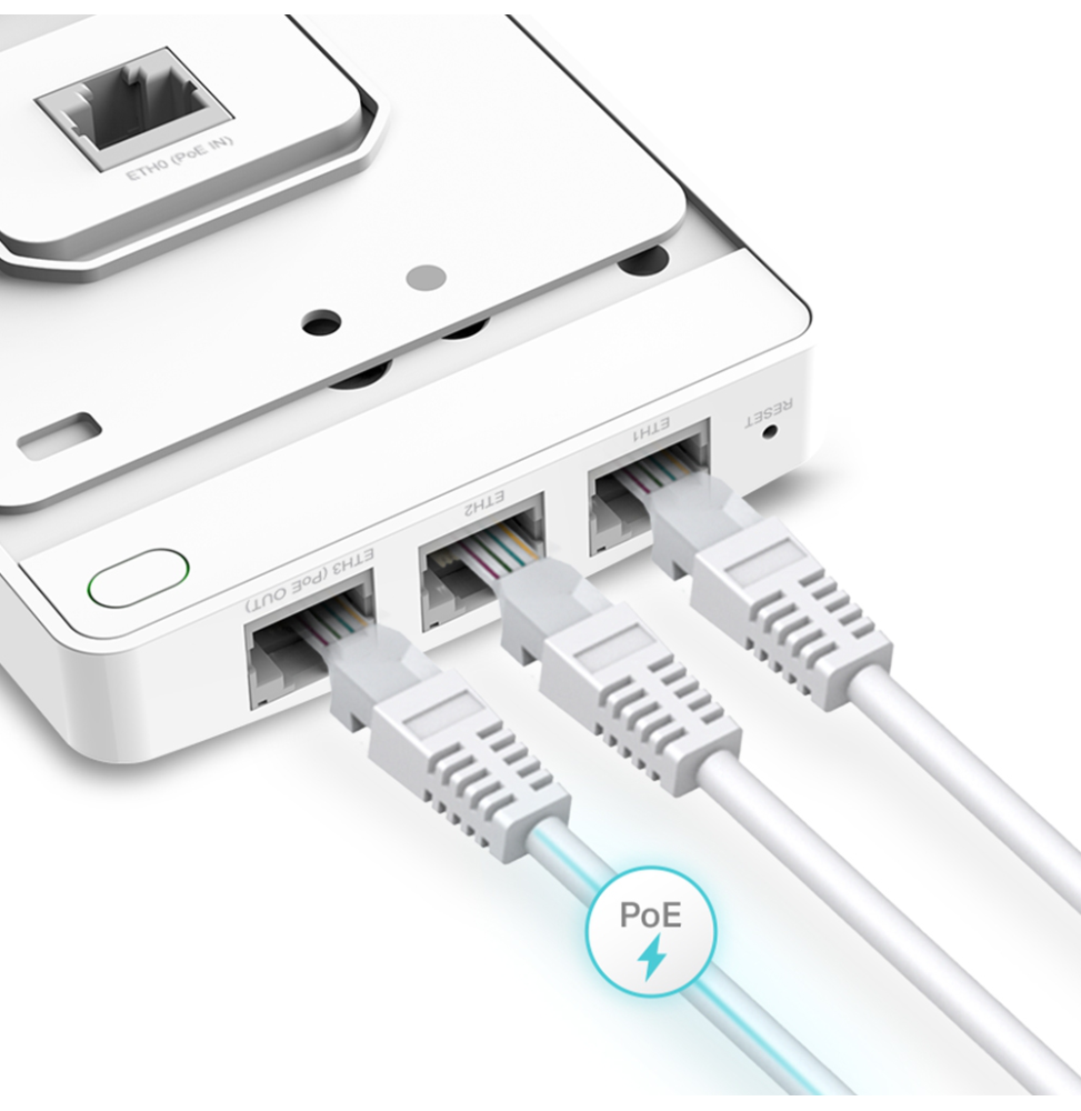 POINT D'ACCÈS WIFI 5 TP-LINK AC1200 MURAL OMADA MU-MIMO GIGABIT (EAP235-WALL)