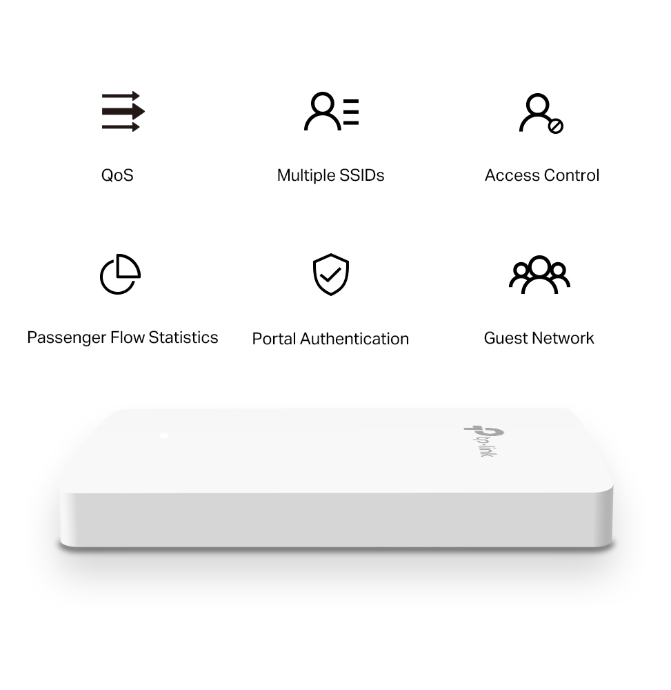 POINT D'ACCÈS WIFI 5 TP-LINK AC1200 MURAL OMADA MU-MIMO GIGABIT (EAP235-WALL)