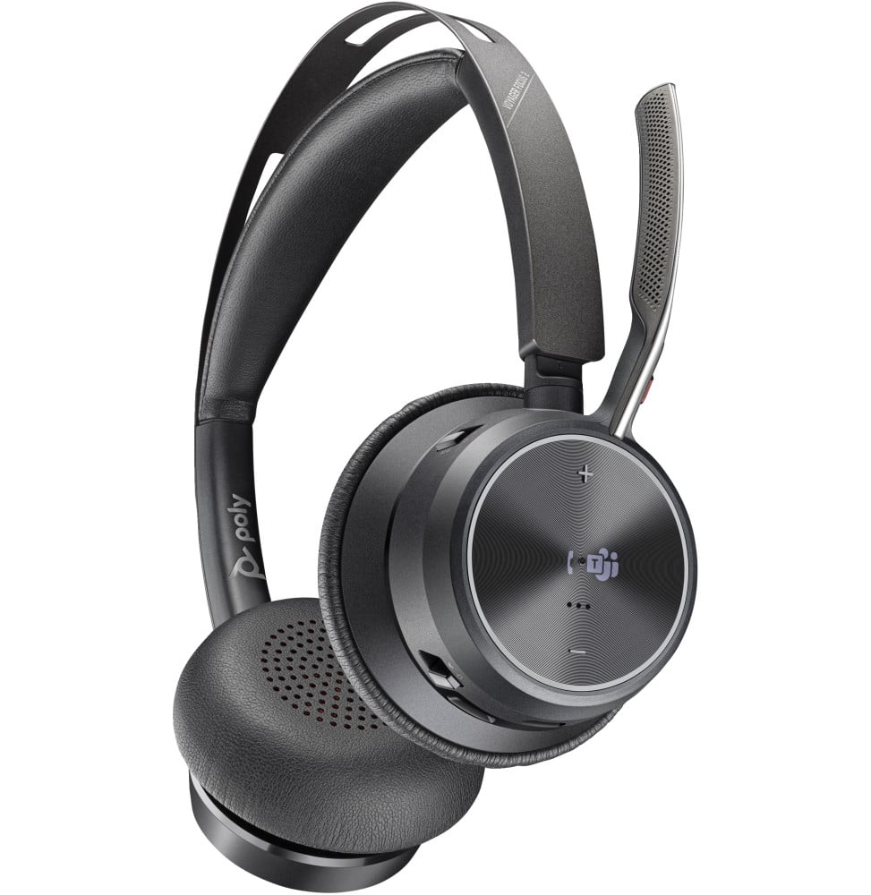 POLY VOYAGER FOCUS 2 MICROSOFT TEAMS CERTIFIED USB-C-C HEADSET +USB-C/A ADAPTER +CHARGING STAND (9T9J6AA)